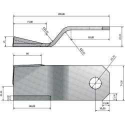 Vejapjovės peilis CCW Major 8400 8400C2N