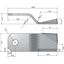 Vejapjovės peilis CW Major 8400 8400C1N