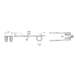 Dvigubas rotacinis dantis PZ Andex VGPZ69N