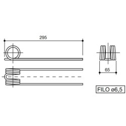 Grėblio dantis Molon Speedy 10028N