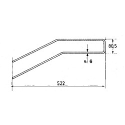 Pradalgės plokštės akėtvirtys originalios Kuhn 57502800