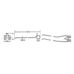 Rotacinis akėtvirbas, tinkantis Kuhn 57644010KR
