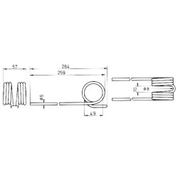 Dvigubas rotacinis dantis JF 14330397N
