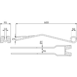 Rotacinis dantis Originalus DEUTZ-FAHR VF1662421488