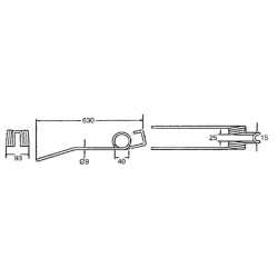 Rotacinis dantis Originalus DEUTZ-FAHR VF1650433386