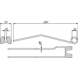 Rotacinis dantis Originalus DEUTZ-FAHR VF1662440486