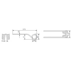 Rotacinis dantis Originalus DEUTZ-FAHR VF1660756488