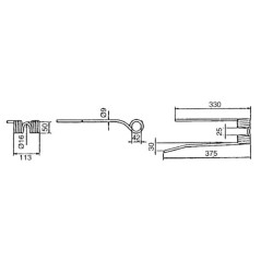 Rotacinis dantis CW original PZ VGPZ107E