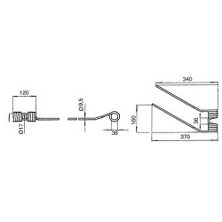 Rotacinis dantis CCW originalus Niemeyer 600038