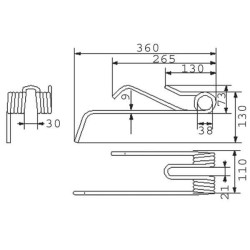 Rotacinis pjūklas CW Lely 4104311750KR
