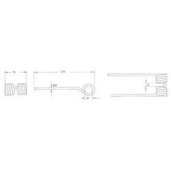 Dvigubas rotacinis dantis, naujas Gustin 627662N