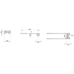 Sukamieji dantys dvigubi Heuteufel 753003101N