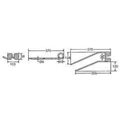 Rotacinis akėtvirbas CCW Fella 487134KR