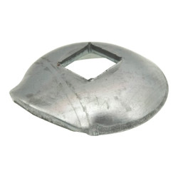 Ratinio grėblio dantys spaustukas, metalinis PZK 56805211020081