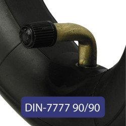 Vidinis vamzdis ratlankiui Ø 5", 11x4.00-5, 90° kampu sulenktas ventilis, 90° kampu į vamzdį, Kramp 114005DIN7777