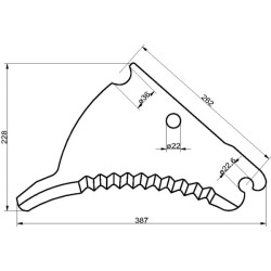 Peilis ruloniniam presui SM09648