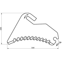 Apvalaus preso peilis McHale SM00014
