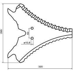 Siloso peilis Strautmann SM04500