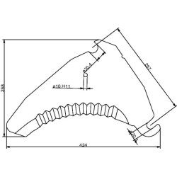Siloso peilis, skirtas SM04670