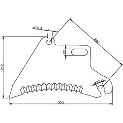 Siloso peilis Mengele SM18117