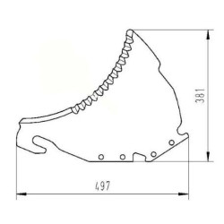 Siloso vežimėlio peilis 41018501