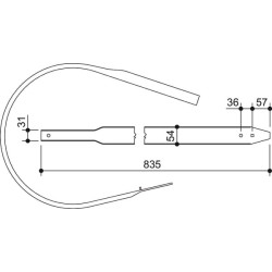 Garso paėmimo juosta Hesston 898377845N