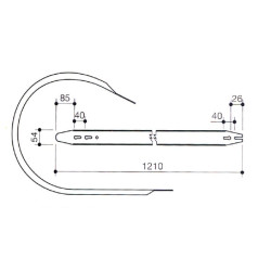 Žemas fiksavimo dirželis (visas) 0008214392KR