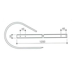 Paėmimo juosta Deutz-Fahr / Vicon 06577405N