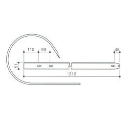 Žemas ėmiklio dirželis (visas) 0008191641KR