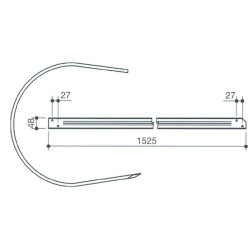 Paėmimo juosta Deutz-Fahr / Vicon 0655053N