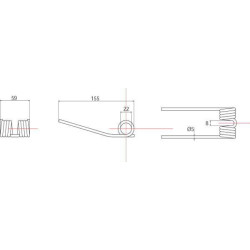 Surinkimo dantis 009382750N