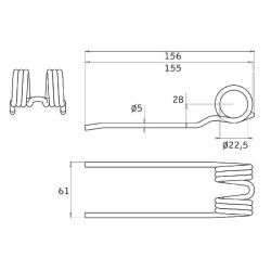 Surinkimo dantis 002785521N