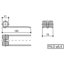 Paėmimo dantis Wolvo 2° 60048BN