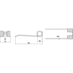Originalus rinktuvo dantis VGPZ388