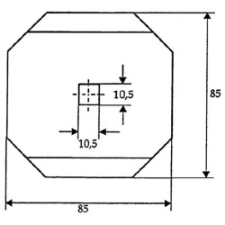 Plain Square Blade Strautmann FM19151