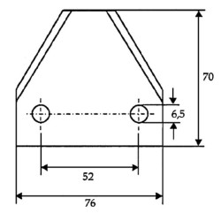 Pašarų vežimėlio peilis Seko FM19148