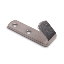 Brezento kablys, INOX L 60 mm, W 15 mm, atstumas tarp skylių: 20 mm PL10732