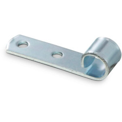 Apvalios skylės brezento kabliukas, cinkuotas, l 60 mm, p 15 mm, atstumas tarp skylių 20 mm PL10977