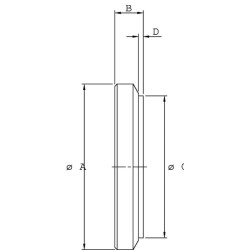 HD cilindro antgalis D63 B30mm DS3906301A