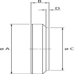 HD cilindro antgalis D110 B35mm DS3911001A