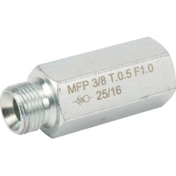 Žarnos trūkimo vožtuvas 3/8 30L T1mm HBV05001F1