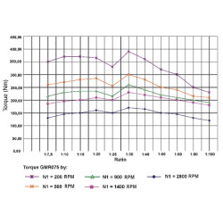 Sliekinės pavaros reduktorius I  25 GMR0752580B14