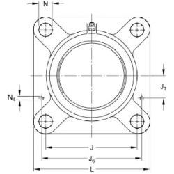 SKF guolio korpusas 7500FY510M