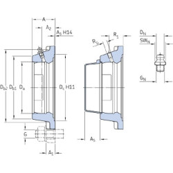 SKF guolio korpusas 7500FY509M