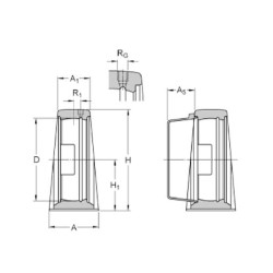 SKF atramos guolio korpusas 7500SY510M