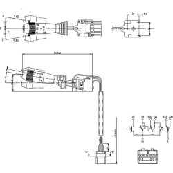 Case - IH JX1070U Maxxima 0106050000 kombinuotas jungiklis