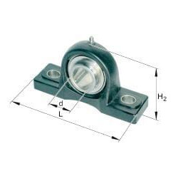 Plastikinis guolio dangtelis KLV RASEY40TVVA