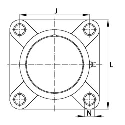 Plastikinis guolio dangtelis KLF RCJY25TVVA