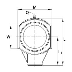 Plastikinis guolio dangtelis KLH RHEY20TVVA