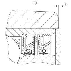 Akėčių disko stebulės guolio mazgas F67327004TILL